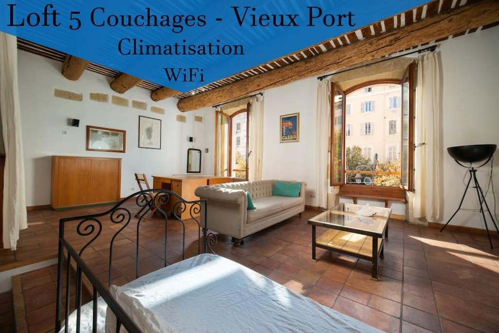 Air-Conditioned Loft In The Heart Of The Old Port Marselha Exterior foto